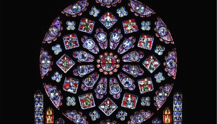 シャルトル大聖堂・バラ窓