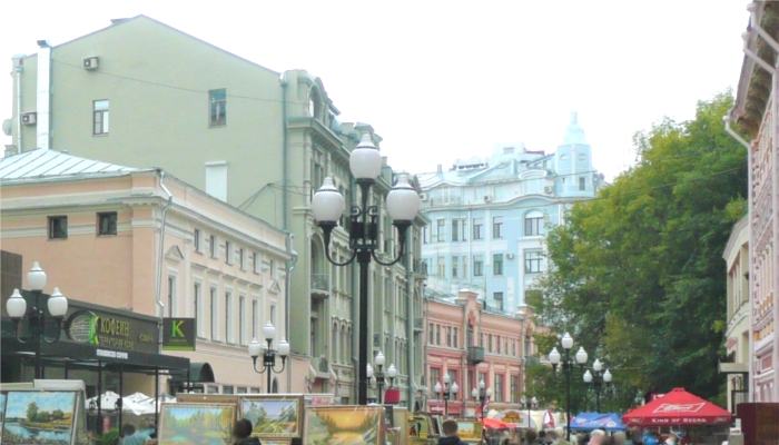 ロシア・モスクワの街並み